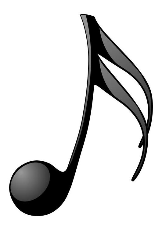 clip art of a music note - photo #48